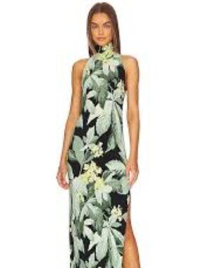Norma Kamali | Dresses | Norma Kamali Halter Draped Cowlneck Fishtail Maxi  Dress | Poshmark